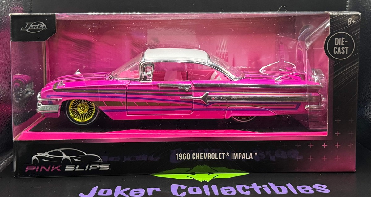 Jada Pink Slips 1:24 Scale Pink Gold 1960 Chevrolet Impala