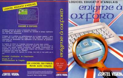 Ordinateur THOMSON Jeu éducatif Enigme à Oxford MO5 - MO6 1986 (Vintage Rare