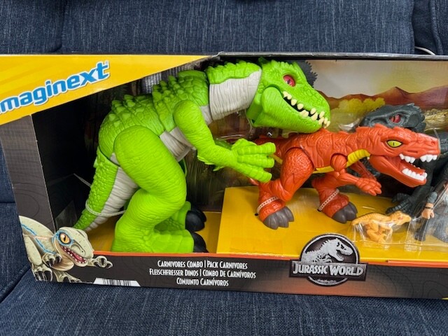 BRAND NEW Fisher Price Jurassic World Imaginext Dominion Carnivores Combo 