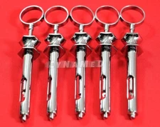 5 EA PREMIUM GERMAN STAINLESS DENTAL ASPIRATING SYRINGE DENTAL INSTRUMENTS 1.8CC