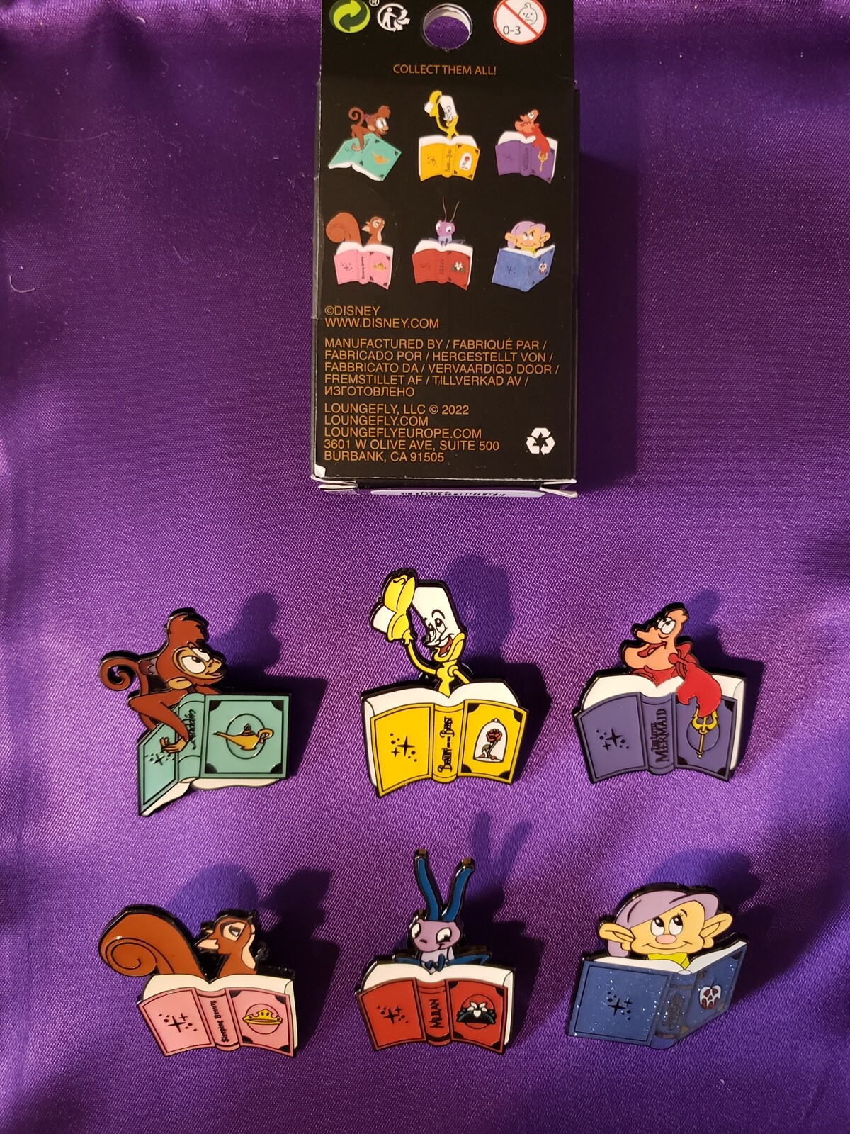 Complete Set - Princess Storybook Sidekick Mystery Pin Set - NEW | eBay