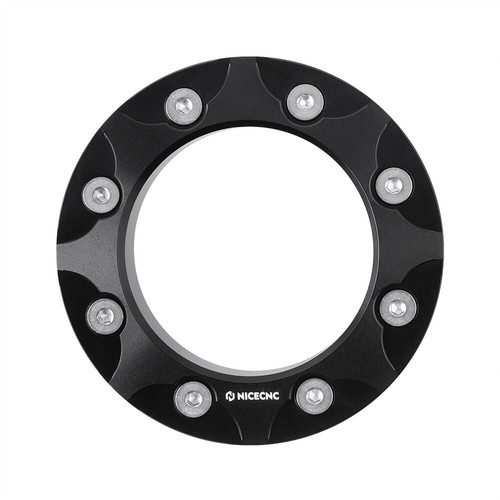 NICECNC Black 3" Exhaust Pipe Fender Exit Bezel Turbo Downpipe Trim Ring Flange - Picture 10 of 15