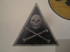 WWII skull and bones LEATHER FLIGHT JACKET PATCH
