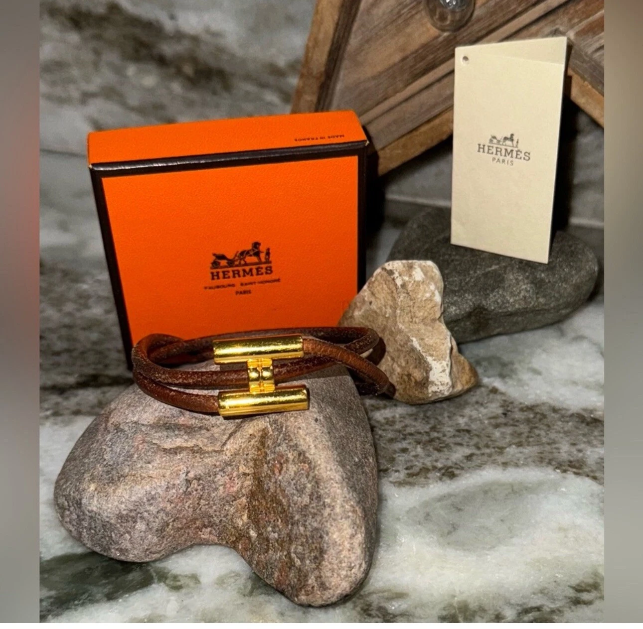 Bracciale Hermès Tournis Tresse Doppia H