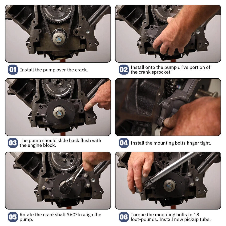 Melling M295HV High Volume Oil Pump For GM Chevrolet LS1 LS2 4.8L 5.3L 5.7L 6.0L Foto 2 de 3