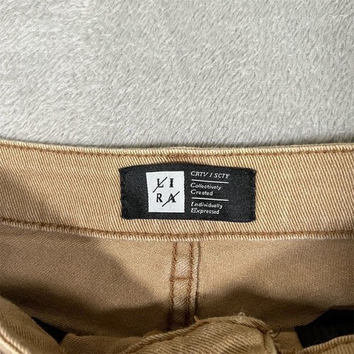 LIRA CRTV/SCTY Men's Jeans Size 32 Skinny Fit Khaki Skater Biker Cargo - Picture 3 of 11