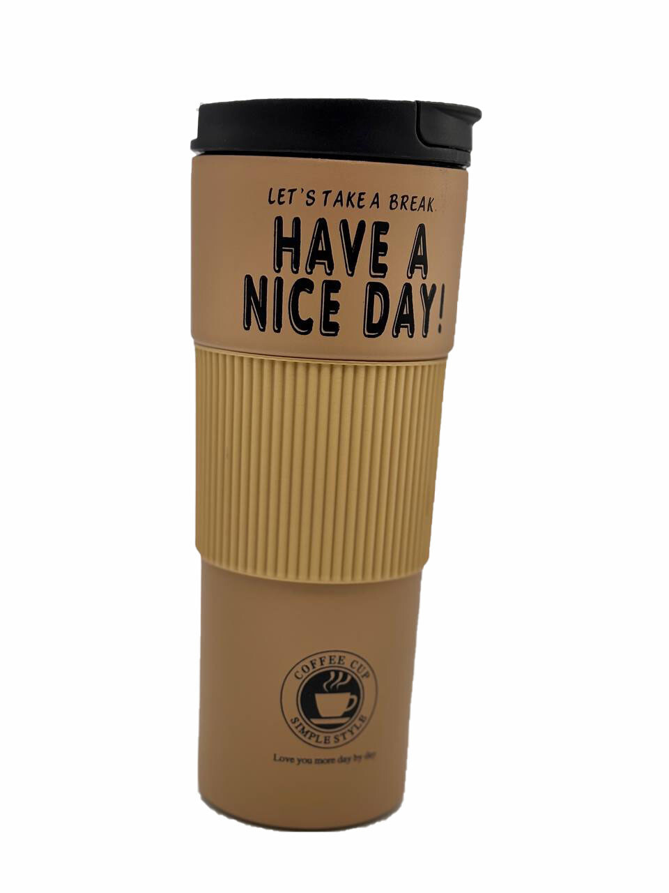 Thermo-Trinkbecher 600ml Edelstahl Auslaufsicher Passt in Auto-Getränkehaler