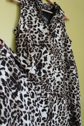 NWT Adrianna Papell Leopard Cheetah 