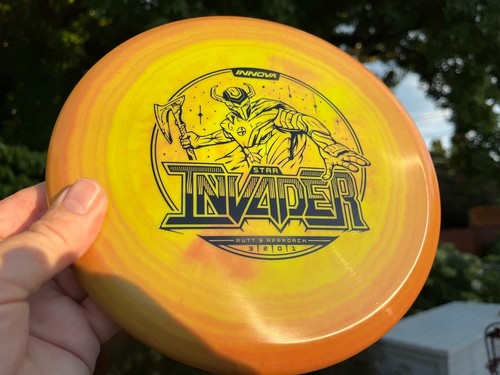 Invader (One of a Kind) Star Collector Swirls Halo 178G Disc Golf Innova #1647 - Picture 2 of 12