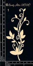 Dusty Attic Chipboard 3x6 - Spring Vines 1, DA2790