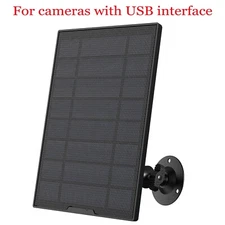 ieGeek USB Port Solar Panel for Security Camera ,360°Adjustable,Waterproof Panel