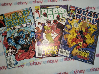 Deadpool Volume 1 Lot of 3 Comics 19 20 21 Bagged Boarded FINE scans provided