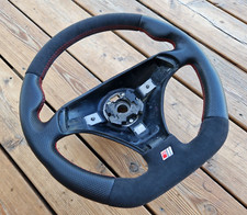 Volante CUERO NUEVO Audi A4 S4 B5 80 A6 S6 4B A8 S8 D2 S-Line FONDO PLANO