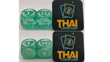 Jumbo Flesh and Blood Aquamarine Arcane Dice 25mm