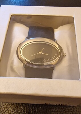 New Fiorelli Watch Boxed Leather Strap New Battery Ideal Birthday Christmas Gift