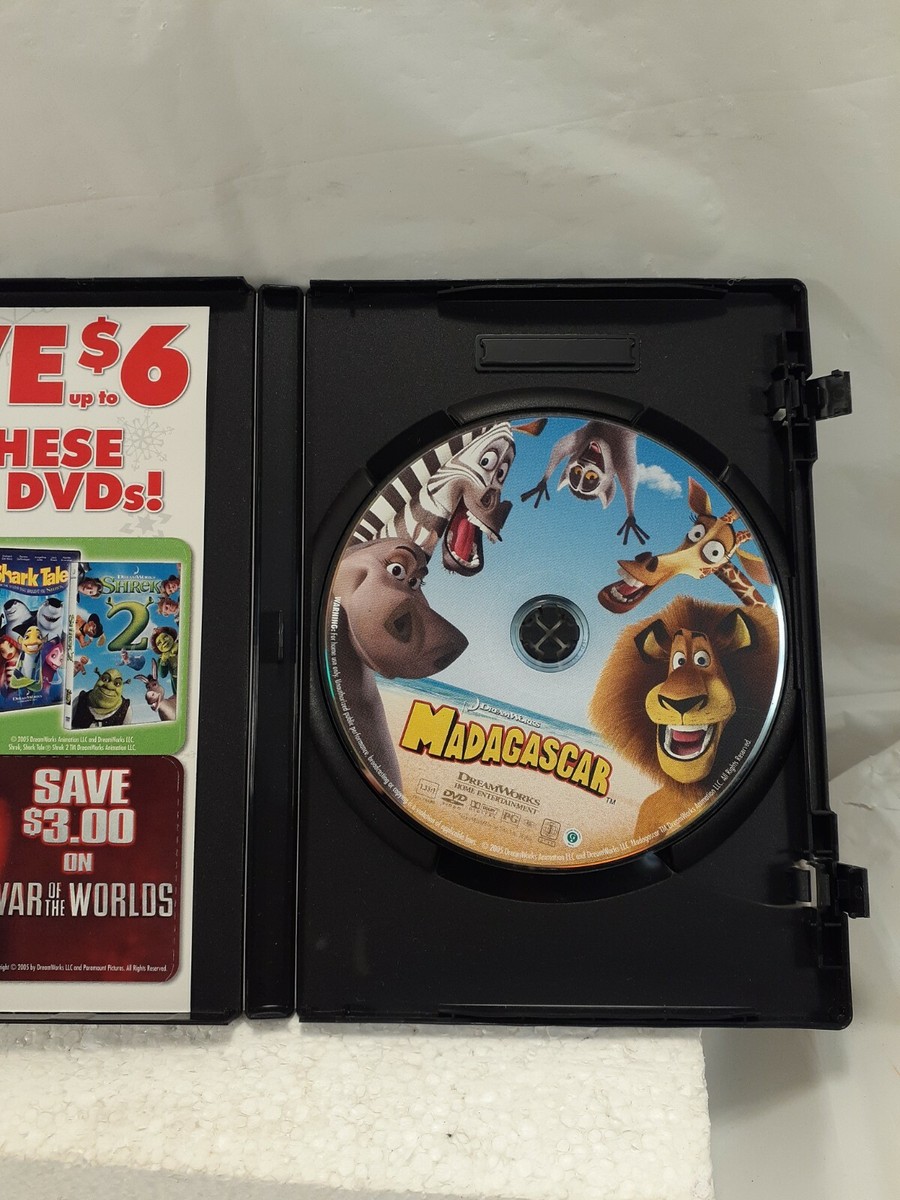 Madagascar (DVD, 2005, Widescreen) 678149456622| eBay