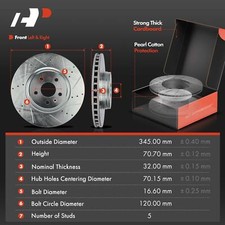R1 Concepts Drilled and Slotted Brake Kit for Tesla Model 3