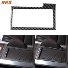Real Carbon Fiber Center Console Water Cup Holder Panel Cover For Acura TL 04-08