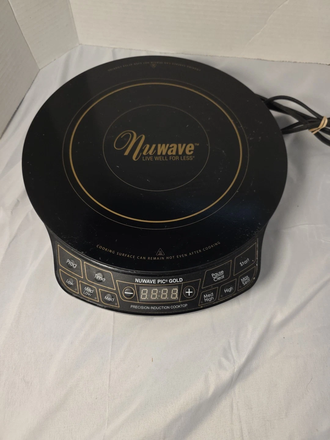 Nuwave Gold Portable Precision Induction Cooktop Model 30201 TESTED