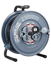 HATAYA Avvolgicavo da Esterno (Tipo Antipioggia) Cavo Tipo 100V Spessore 30m 1,25 Stan