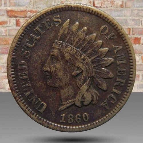 1860 Indian Head Cent Pointed Bust Sharp Liberty 🔥