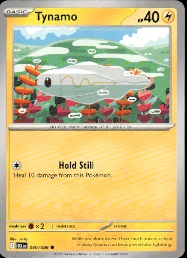 Pokemon TCG SV: Black Bolt Tynamo 030/086