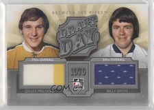 2012 ITG Between the Pipes Draft Day Silver Gilles Meloche Billy Smith HOF 2tb