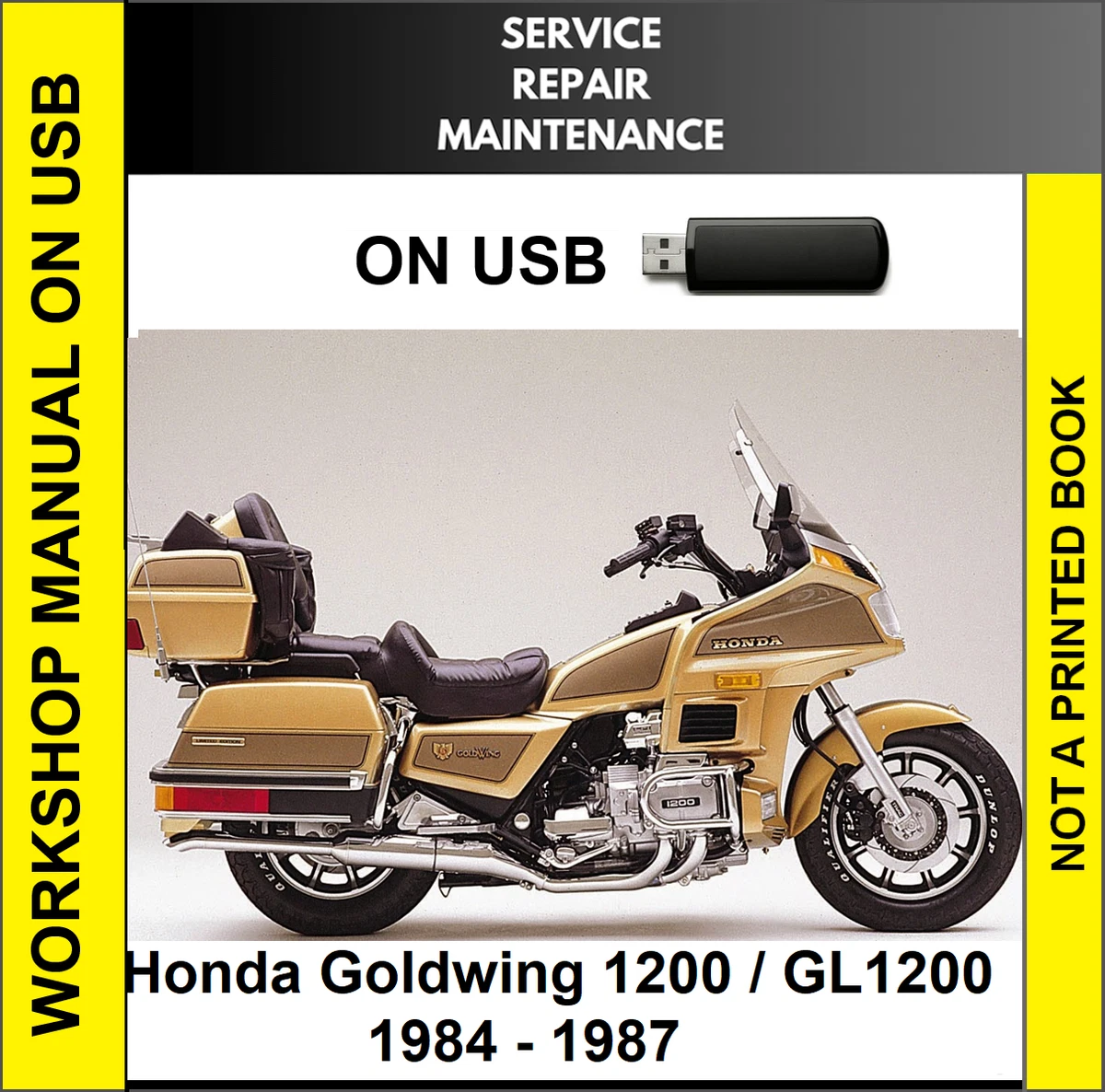 アクセサリー HONDA SHOP MANUAL GL1200 Goldwing 1200 GL1200 Motorcycle Repair Manuals & Literature for