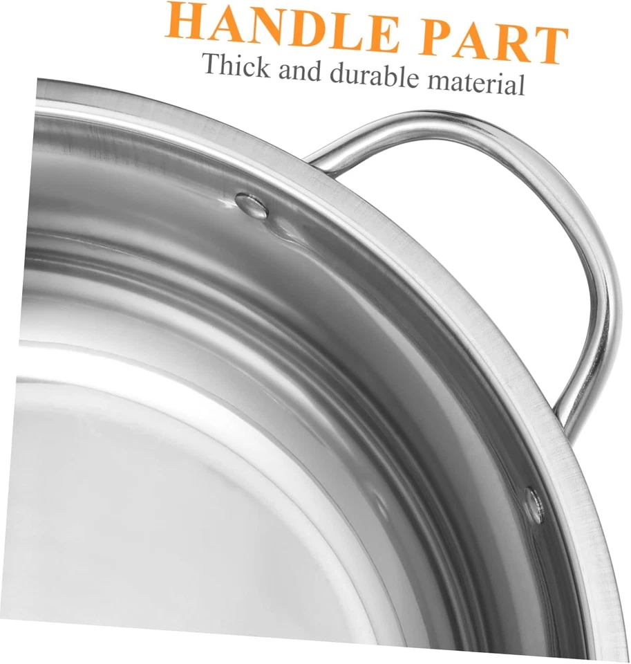 Padella Antiaderente Induzione Pentola Calda Con Divisorio Pentola Calda in Inos - Immagine 4 di 4