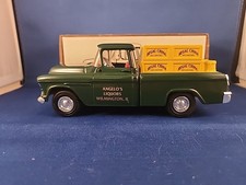 1955 Chevrolet Cameo Pick-Up Truck Angelo's Liquors Ertl Diecast Bank Rare B969
