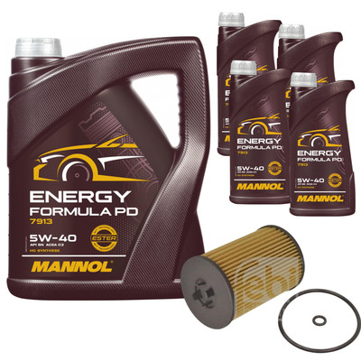 FEBI BILSTEIN Ölfilter 9L MANNOL Energy Formula PD 5W-40 für VW Multivan VI