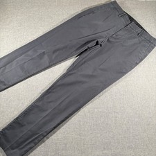 Bonobos Dress Pants Mens 32x32 Grey Athletic Fit Weekday Warrior Chino Tuesday