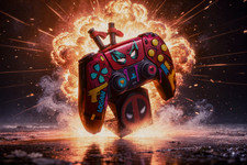 deadpool ps5 dualsense decal skin custom controller look alike glows in the dark