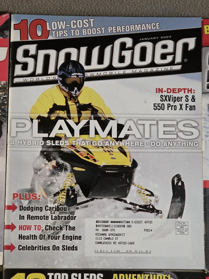 SnowGoer Magazines 2004 Lot of 6 - Imagem 3 de 4