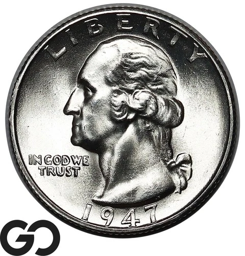 1947-S Washington Quarter, Premium Quality Superb Gem BU++