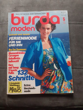 Burda Moden 5/1986 maggio rivista con motivo tagliato
