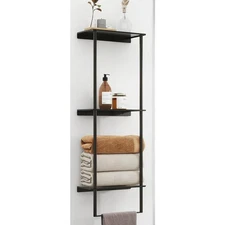 3 Shelf and Wall Mounted Towel Racks for Bathroom Towel Storage and Organizer