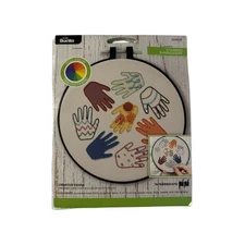 Bucilla Creative Hands Stamped Embroidery Kit 49460E Complete Craft Magic