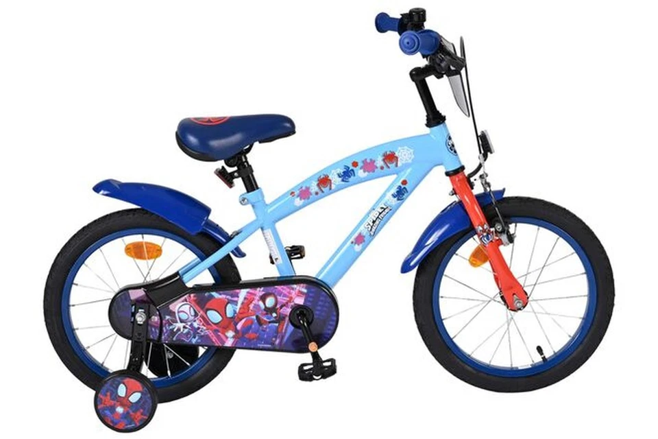 Volare Spidey Kinderfahrrad - Jungen - 16 Zoll - Blau