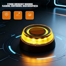 LED Round Warning Flashing Strobe Beacon Emergency Light Lamp Truck 1-2 Pcs