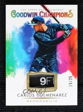 2021 Upper Deck Goodwin Champions Premium 15/25 Carlos Colmenarez #SM-CC 0w3