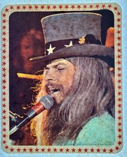 Original Vintage 1975 Leon Russell Rock Concert Photo Iron On Transfer