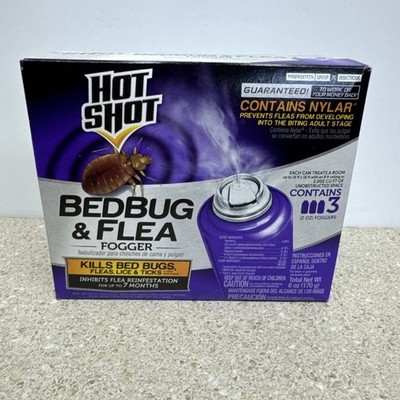 Hot Shot Bedbug & Flea Fogger 6 oz (3 Count)