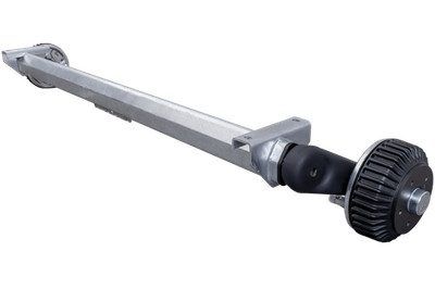 AL-KO gebremste Achse 1350 kg für Bootsanhänger Trailer Auflagemaß 1505 mm