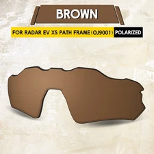 1.5MM POLARIZED Replacement Lenses for Oakley Radar EV XS Path OJ9001, Brown 