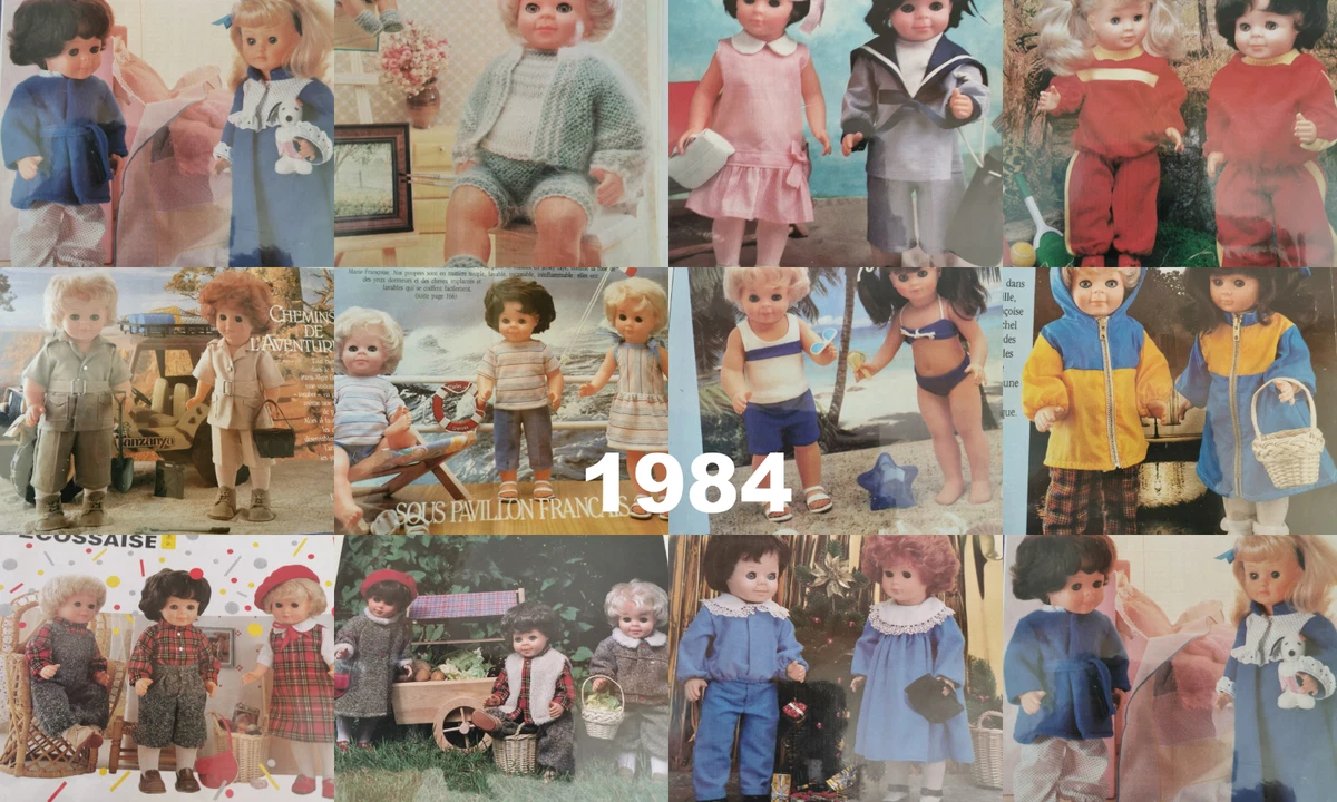 PATRONES POPA MODA Y TRABAJO M.FRANCOISE J.MICHEL & MICHEL AÑO 1984