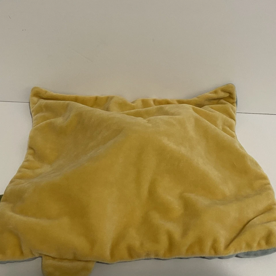 IKEA GULDVÄVARE Gato Lovey Acurrucarse Manta Juguete Suave Azul Amarillo 605.736.61 Bebé Foto 4 de 4