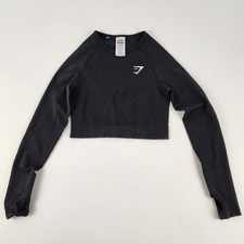 Gymshark Seamless Long Sleeve Crop Top Size Small