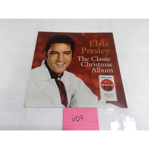 Elvis Presley The Classic Christmas Album Vinyl LP Clear Snowflake New Exclusive