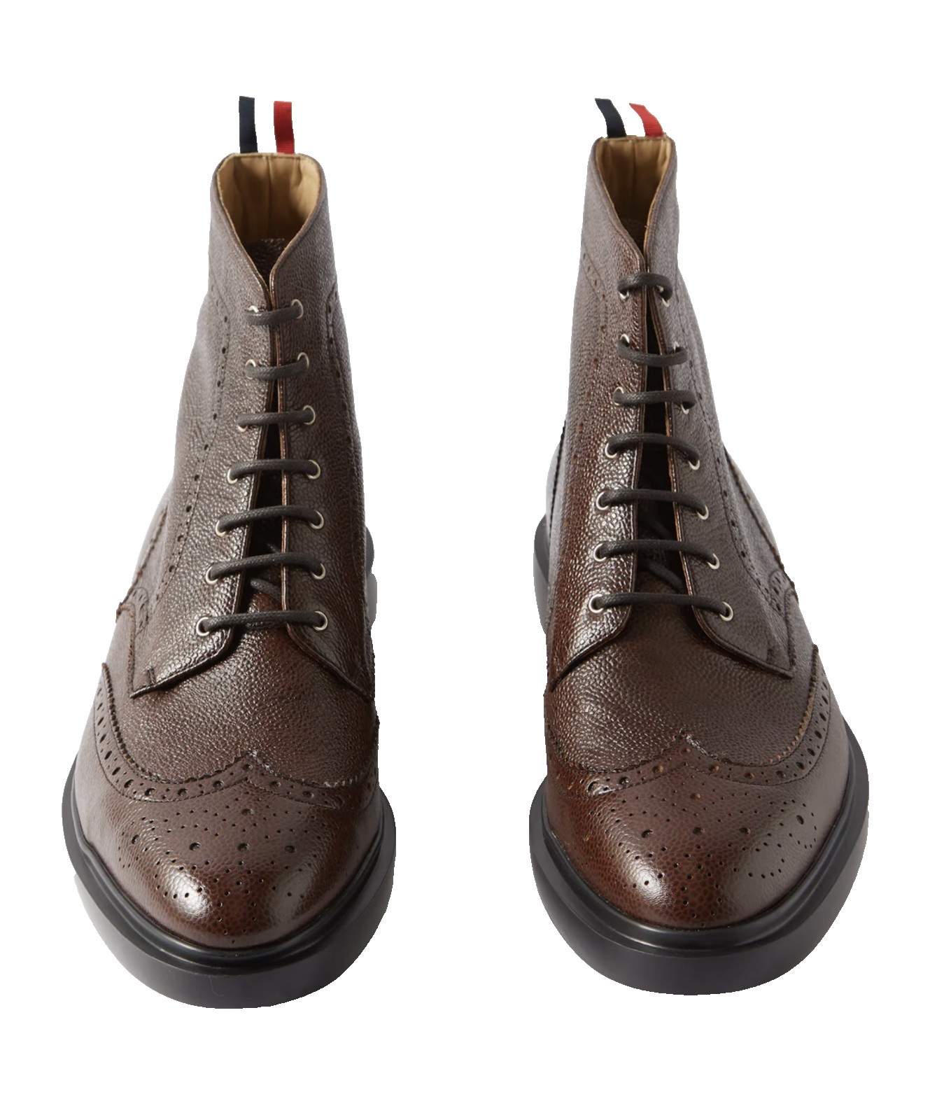 Thom Browne Wingtip Pebbled Commando Brogue Boots Ankle Shoes 42 image 10